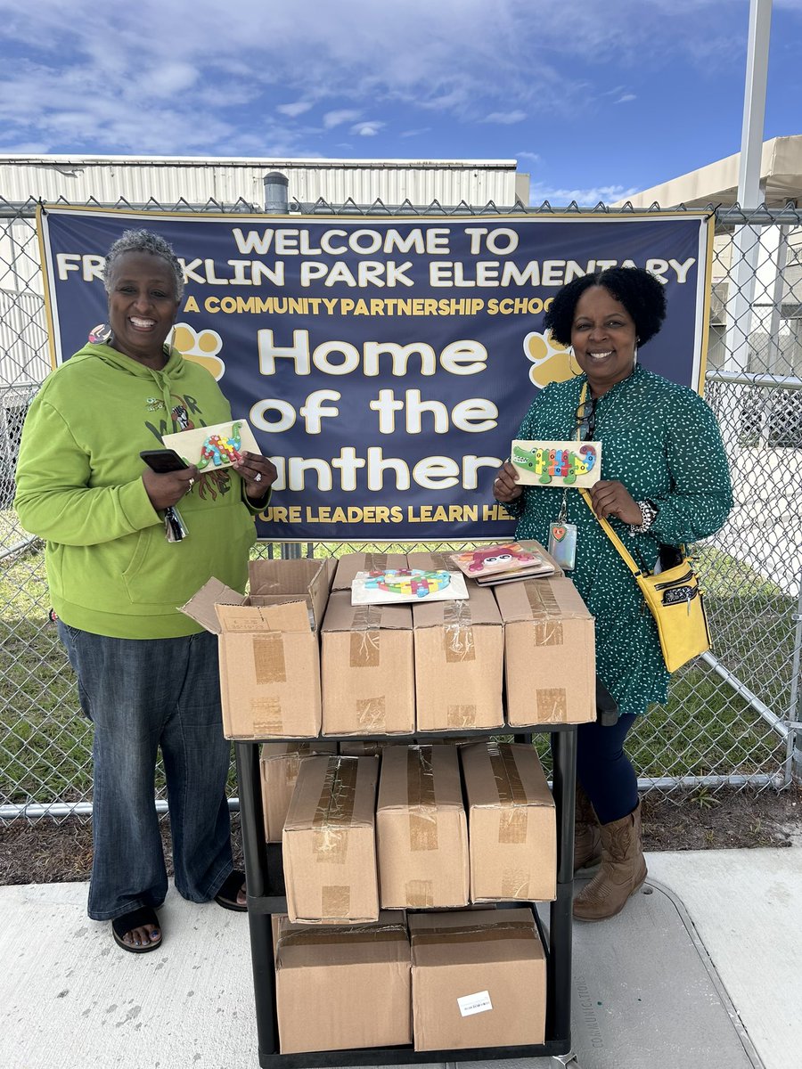 Thank you Jacquie Williams from Lutheran Services for donating puzzles & other instructional resources to FPE. We appreciate your kindness & support!
#FPE
#PantherNation
#LetsRoar