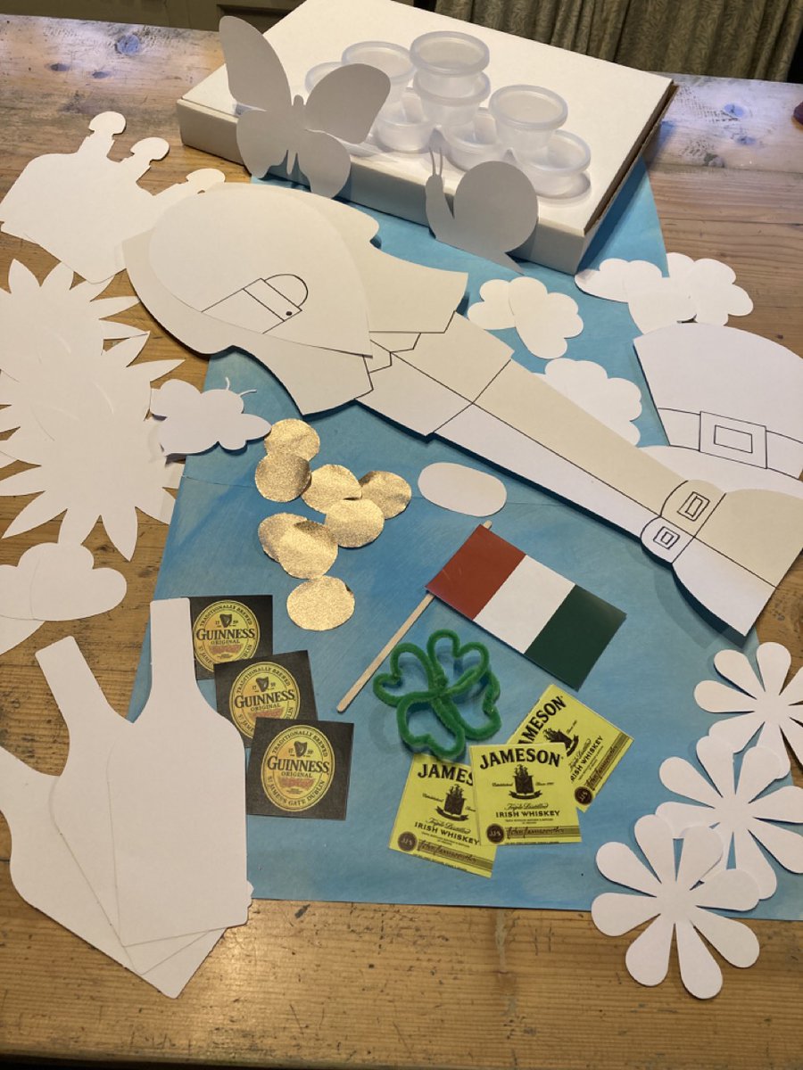 creativemojo's tweet photo. We've got your #stpatricksday #artworkshops #artkits all ready to go for your #CareHomeActivities. https://t.co/UuwVOoYLCR