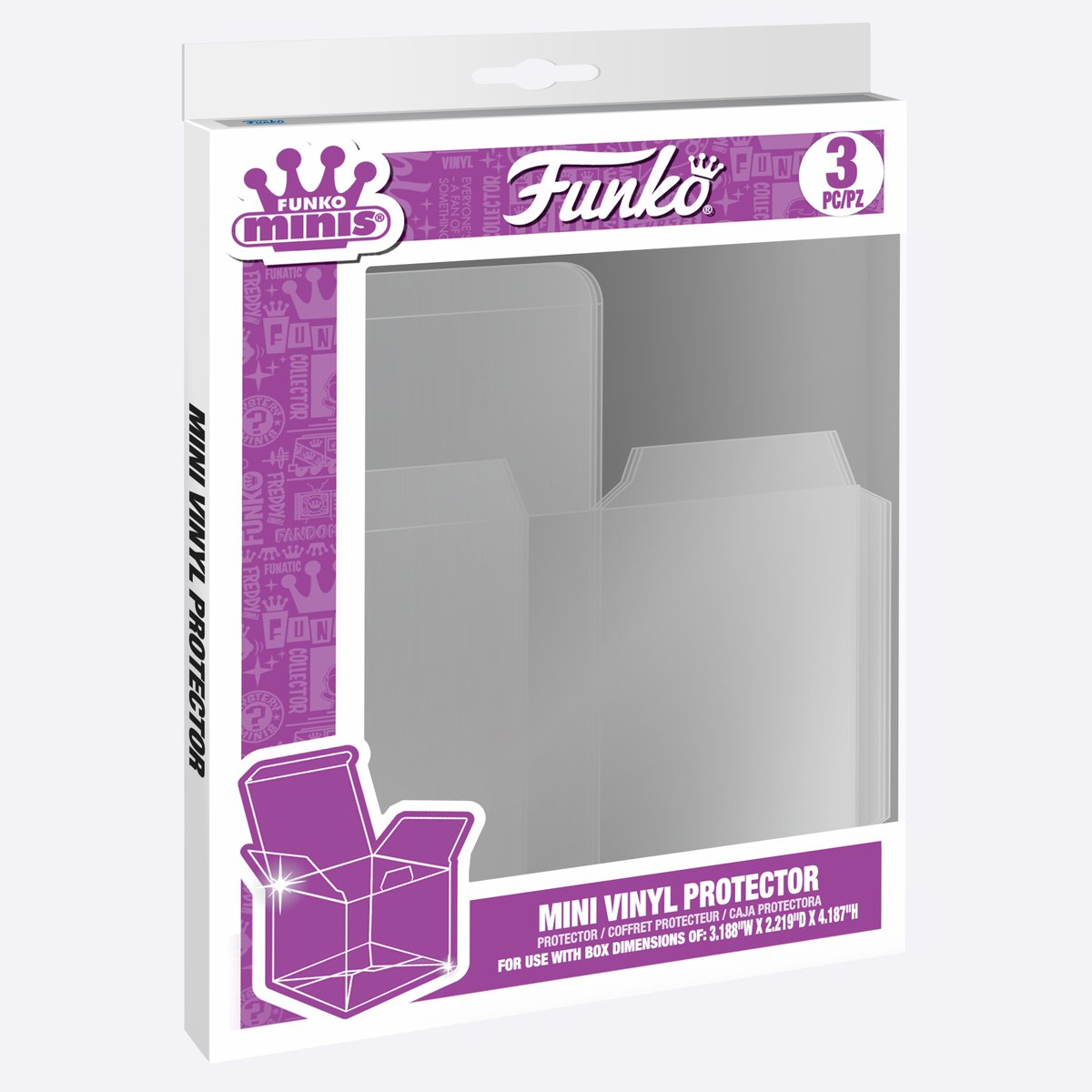 funkofinderz's tweet photo. Looking for a way to protect your Funko Mini Vinyl Figures? Funko intends to launch Mini Vinyl Figure Protectors, offering them in a 3-pack bundle for $5. #Funko #FunkoMinis #Collectibles #Toys #FunkoFinderz https://t.co/urklvZ45B8