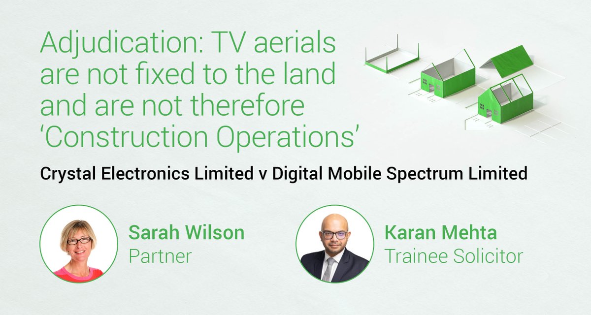 This case brings into focus the types of works that qualify as #construction contracts and, therefore, viable for #dispute resolution through adjudication.

ow.ly/1Kxm50QF8R4

#constructionlaw