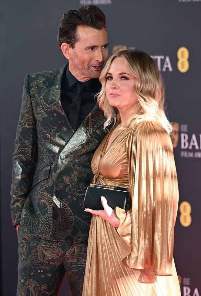 I see that Georgia Tennant at the BAFTAs was dressed to repel Cybermen. Just in case.
