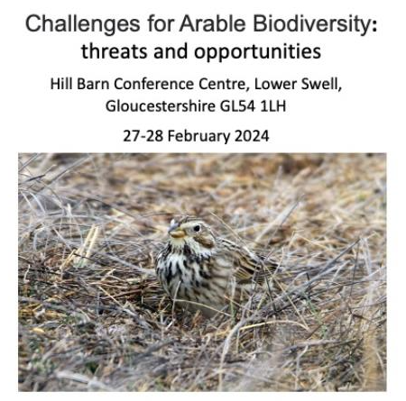 An upcoming workshop discussing challenges for #arable biodiversity, is #FREE to attend! Click the link below to find out what topics will be presented and who will be speaking, including a number of GWCT #scientists. Book your place now➡️ bit.ly/3wmQrnT