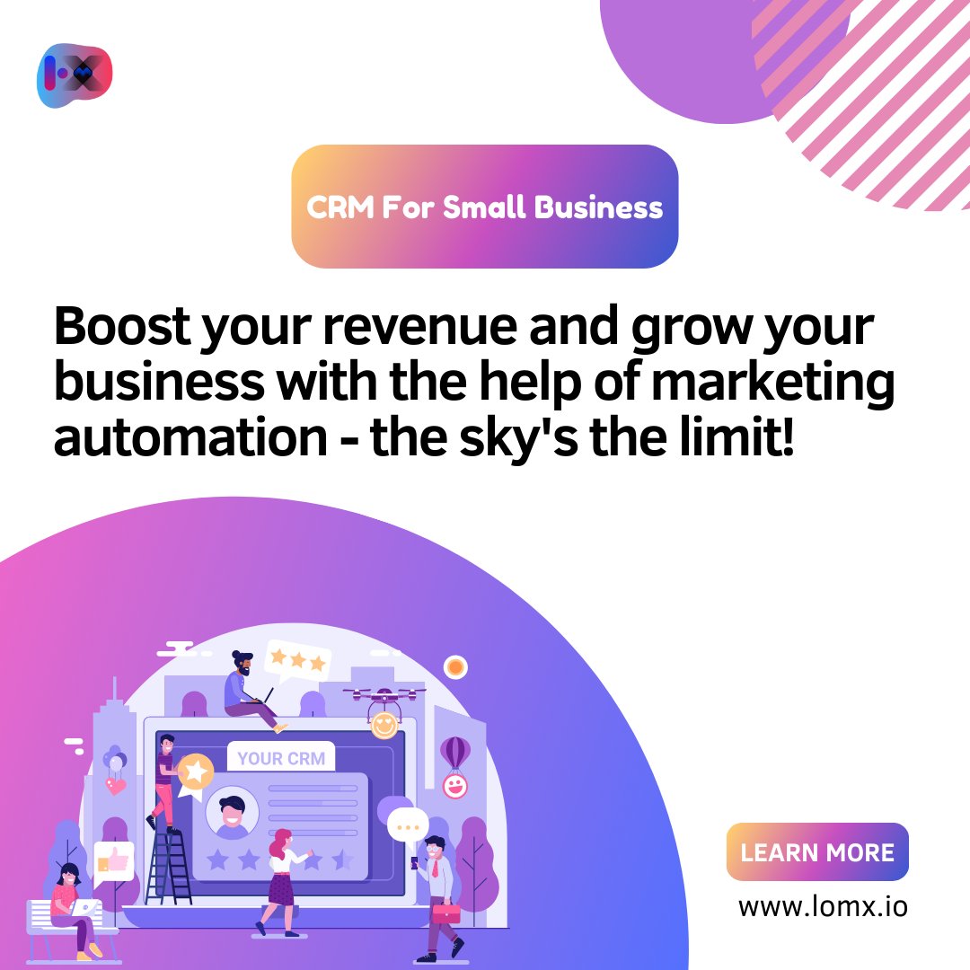 Elevate your success! 🚀 Boost your revenue and grow your business with marketing automation. Unleash potential, reach new heights—the sky's the limit! #BusinessGrowth #MarketingAutomation #RevenueBoost #lomx #crminrealestate
#crminsales #crminmarketing #crmintegration #crmlogin