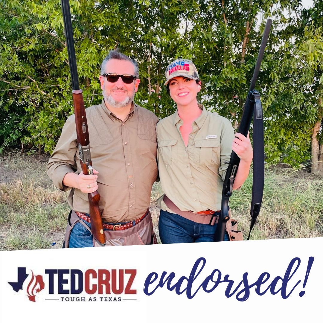 Thank you Sen. @tedcruz! “I’m proud to endorse Ellen Troxclair, who led the fight to save women’s sports by stopping men from competing & banned drag shows in front of kids. She also fought to add $6.6B to stop illegal immigration & to secure our border & finish the wall.”