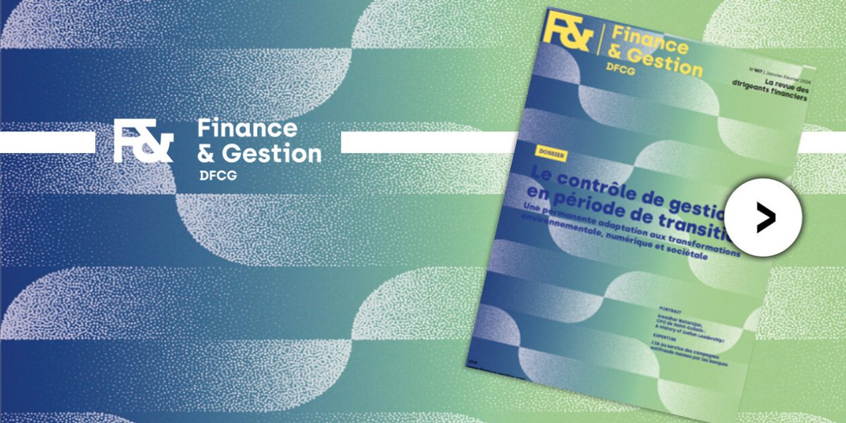 📌 Le contrôle de gestion en période de transitions, c’est le thème de ce numéro de #Finance&amp;Gestion 👉 shorturl.at/cdiF5

<a href="/dfcgasso/">DFCG</a>