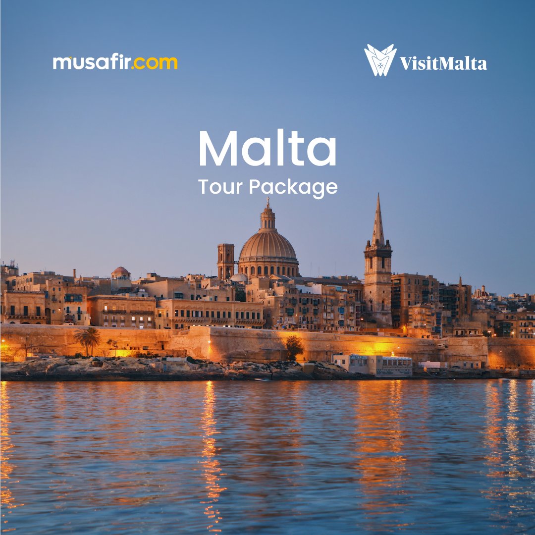 Experience the sun-kissed streets of Malta with its hoard of delectable food, enchanting vistas, and picturesque bounties of nature. Get in touch with our holiday experts today at 600544405 or email us at holidays@musafir.com and discover Malta with your family! #musafirdotcom