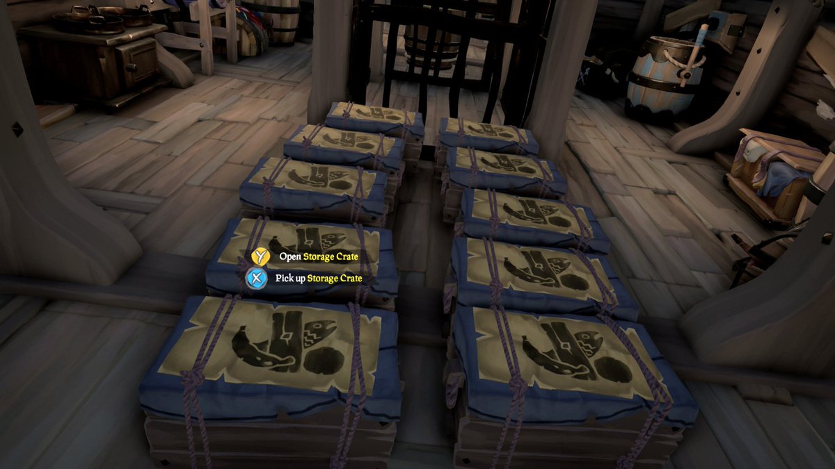 OhBonfire's tweet image. How many storage crates are too many? 
#SeaOfThieves