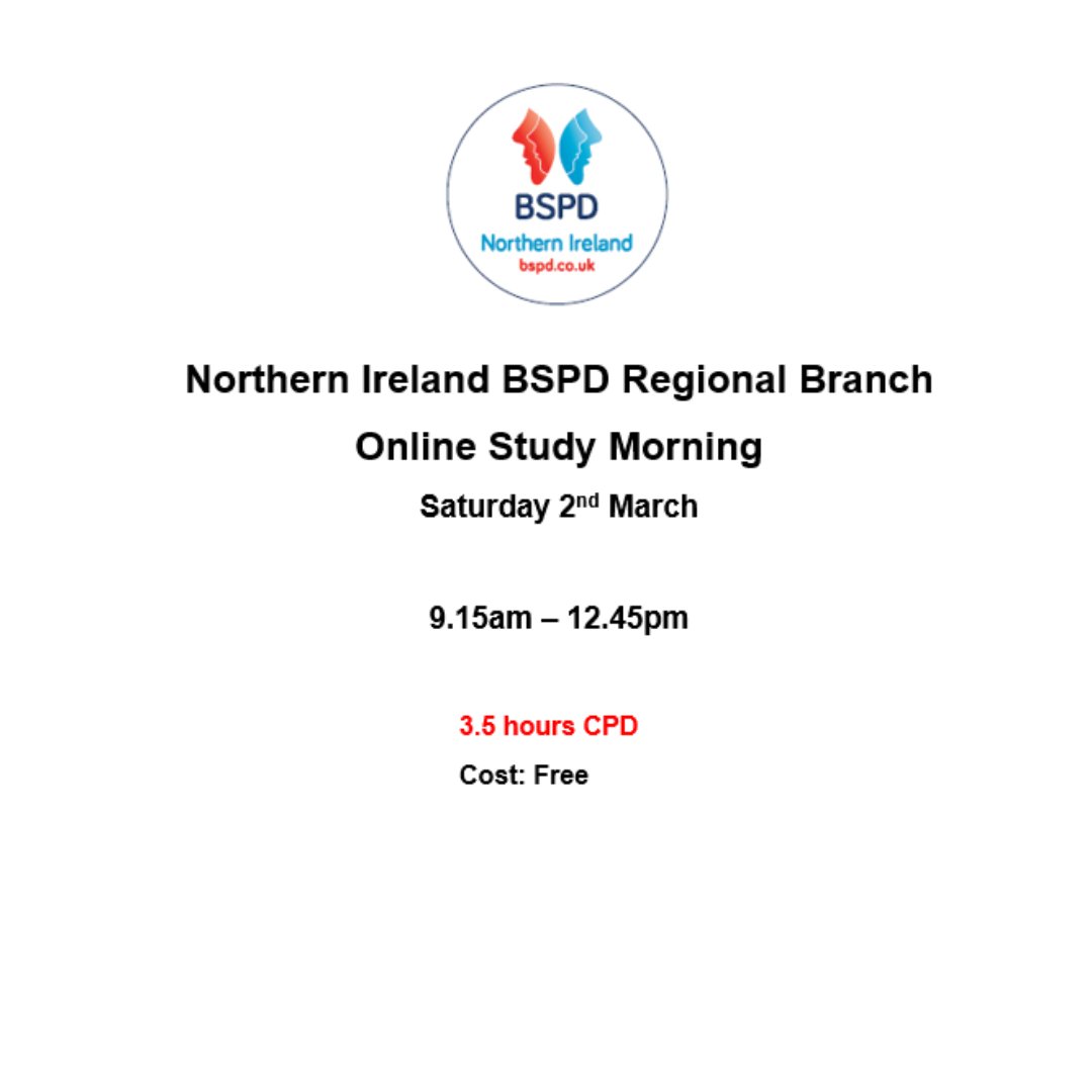 BSPD Northern Ireland Branch tweet media