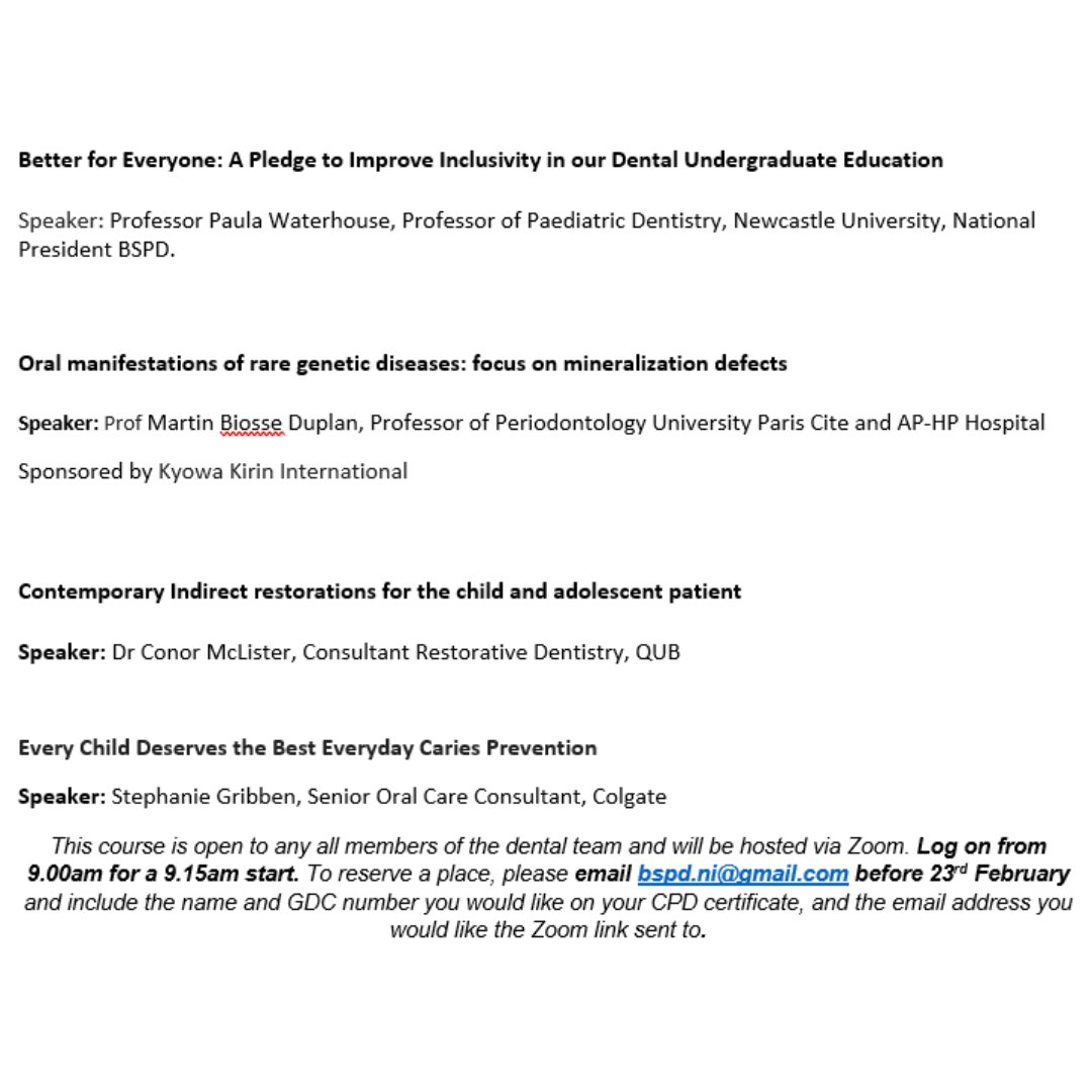 BSPD Northern Ireland Branch tweet media