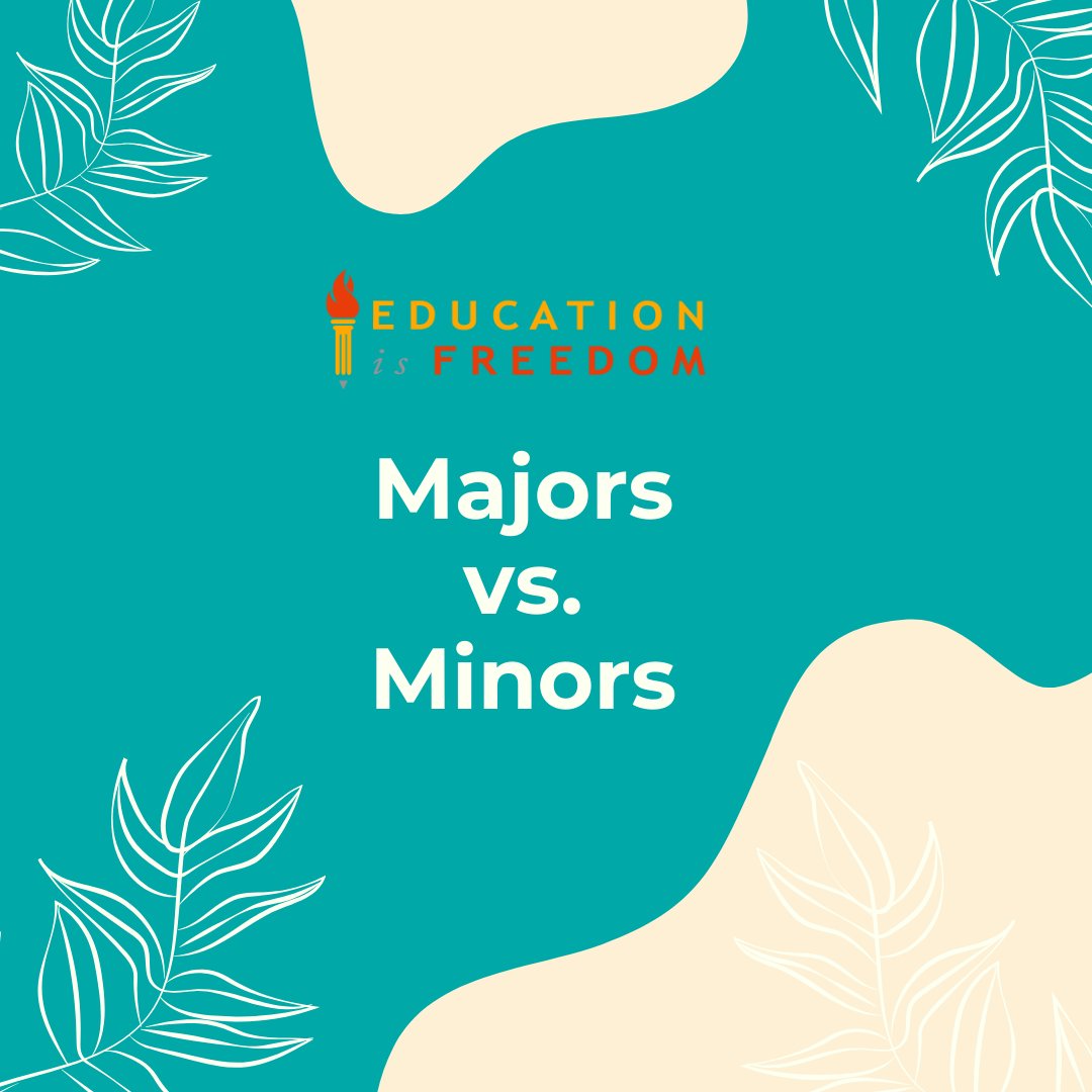EIFdotorg's tweet image. 📚 Major: Diving deep into my passion. 🌟 Minor: Exploring new horizons. College life is all about finding the perfect academic harmony. 🎓💡 #MajorsVsMinors #BalancingAct #EducationIsFreedom