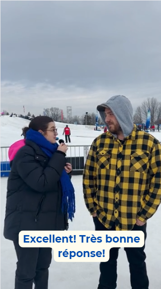 CLOduCanada's tweet image. C'est la dernière journée du #BaldeNeige! Nous y étions la semaine dernière pour demander aux visiteurs ce qu’ils connaissent des langues officielles : instagram.com/p/C3bD8mRMyd7/ @vivezlacapitale #VoxPop #QuestionsDansLaRue #JournéeDeLaFamille