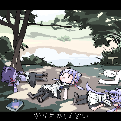 「大体直近の回し者。 」|なの！ コミケ２日目J-28bのイラスト