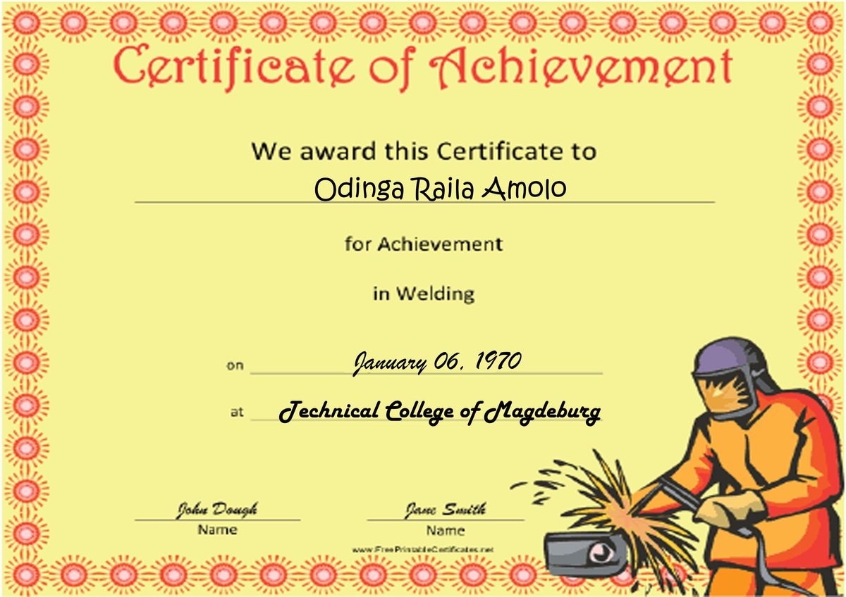 Miguna, this is Raila's welding diploma certificate, which is equivalent to a master's degree. President William Ruto Kilimani Uhuru Kenyatta