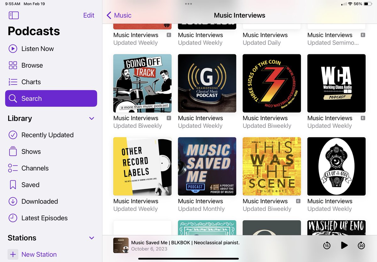 Thanks to @ApplePodcasts for showcasing our Music Saved Me podcast on the front page of the #US #musicinterviews section. Currently #48. New episode Thursday with @TheBrentSmith @Shinedown podcasts.apple.com/us/podcast/mus… #listennow @walkerhayes @chadtepper_ @blkbok @onoleigh @Wynonna