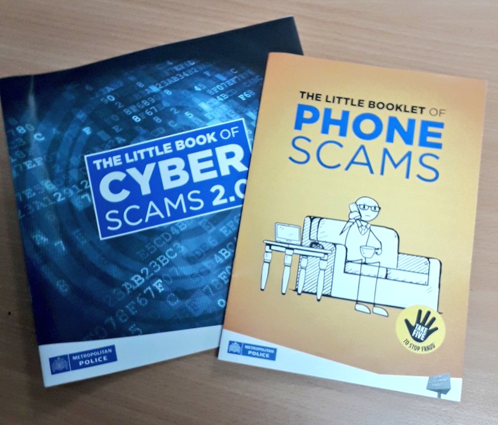 Last Tuesday we visited Hayley House to provide Cyber Crime prevention advice to the residents. 👮‍♀️📲 Find out more here: met.police.uk/advice/advice-…
