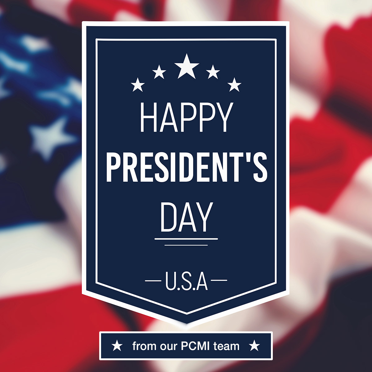 PCMICorporation's tweet photo. The team here at PCMI would like to wish everyone a happy Presidents' Day (also known as Washington's birthday)! 🎆 🎂 #presidentsday #washingtonsbirthday https://t.co/QX1YxvlY3P