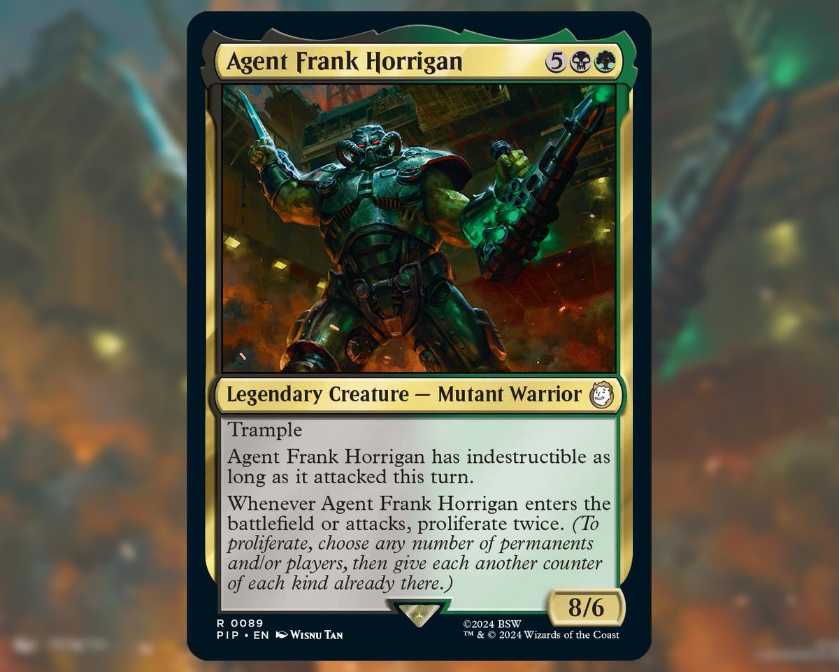 Frank Horrigan is in the Mothman's deck to proliferate Rad counters and be  scary on board. More previews at https://t.co/G3KHpFA1ht Source:  https://t.co/JLZFS0PMIo : @WisnuTan