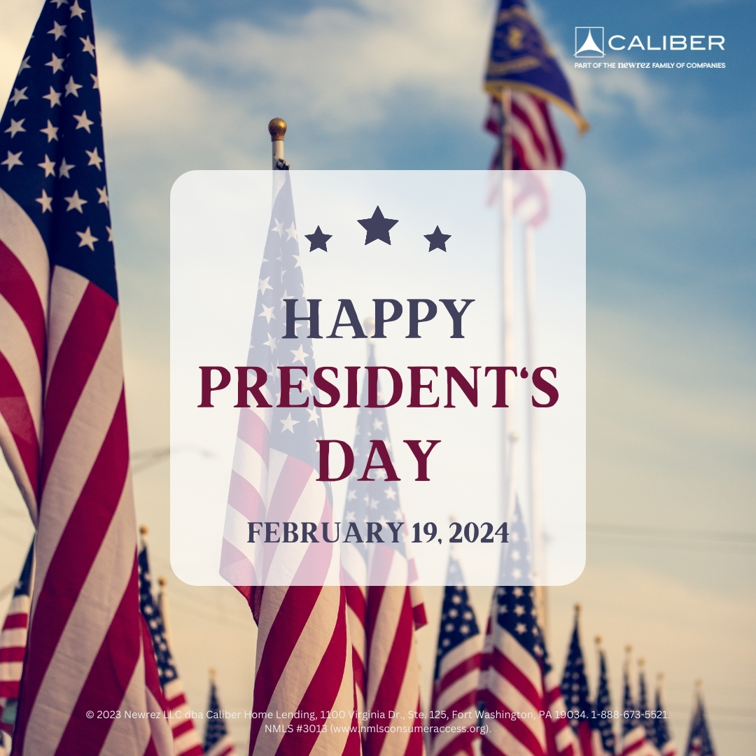 caliber_loans's tweet photo. Happy Presidents Day from the entire Caliber | NewRez family! https://t.co/NubL9Z5DKs