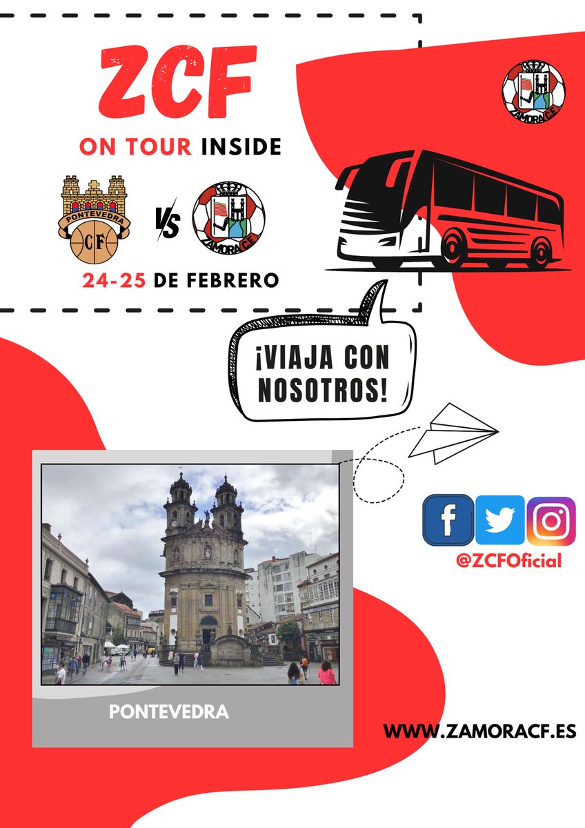 ZCF ON TOUR🚎|

Seguimos con ZCF ON TOUR 😍

¡Vive el <a href="/PontevedraCFSAD/">Pontevedra CF 🦴</a> - ZCF desde dentro!🤩♥️

¡Dale a RT y a me gusta a esta publicación y entra en el sorteo!✌🏼🥰

#VamosMiZamora