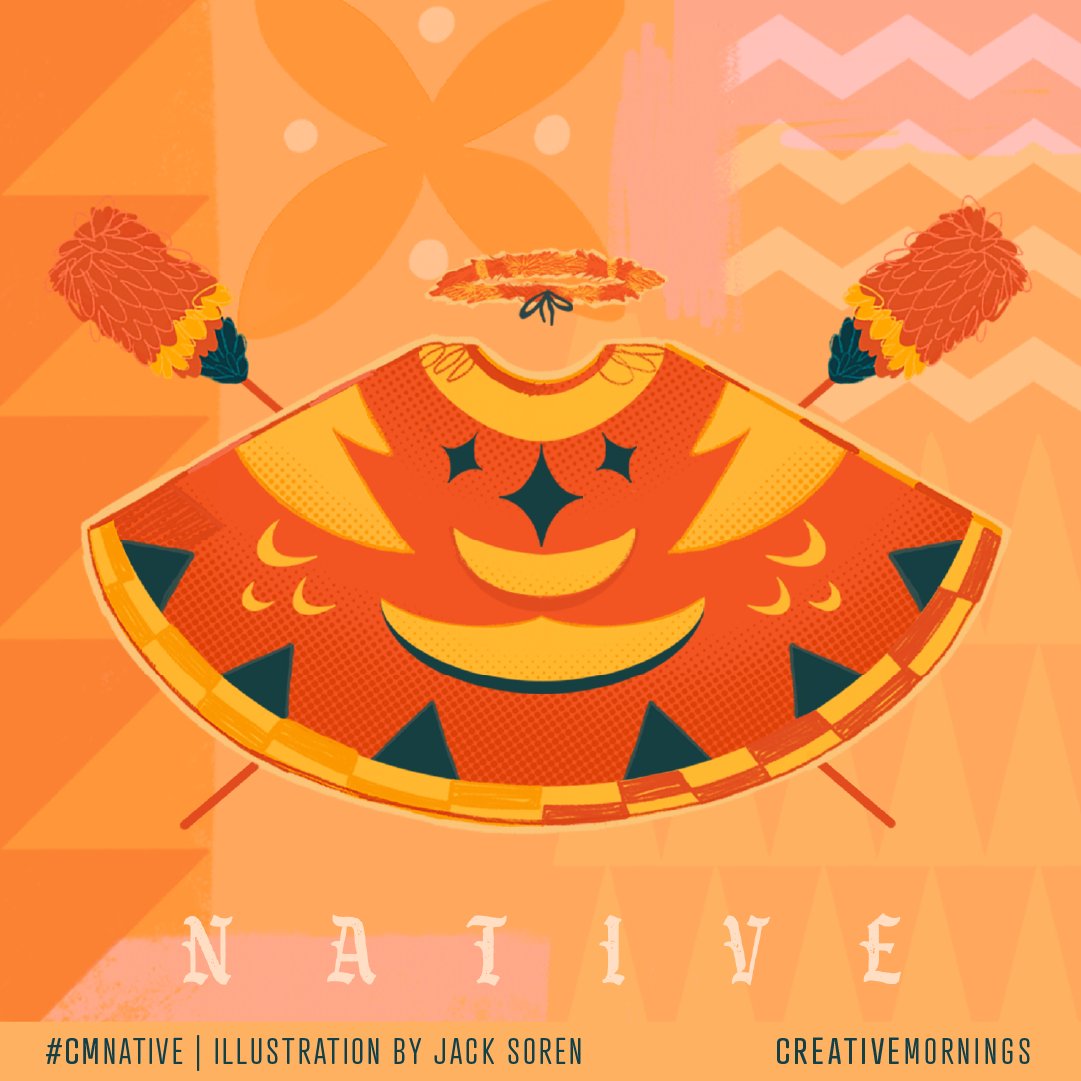 February’s theme is NATIVE. It was chosen by our Honolulu chapter <a href="/CM_Honolulu/">CreativeMornings Honolulu</a> and illustrated by Jack Soren <a href="/CapnJackyy/">Jack Soren</a>. Check out our event this Friday: creativemornings.com/talks/native-w…