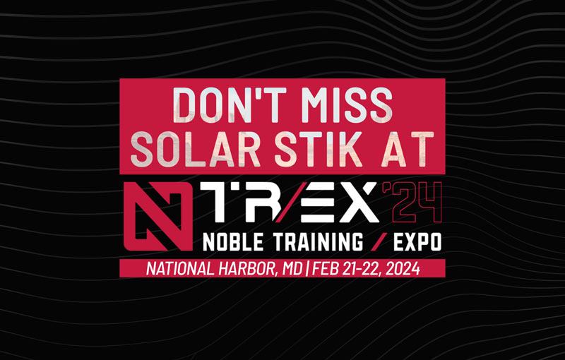 SolarStik's tweet image. See you tomorrow! Join us at Noble Trex (Booth #416) on Feb 21-22 at Gaylord National Resort &amp;amp; Convention Center, MD to explore powerful, sustainable solutions for ISR, force protection, and more. #NobleTrex #SolarStik #HybridPower