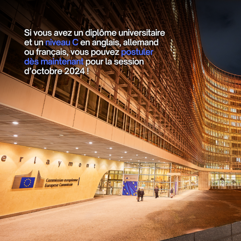 UEFrance's tweet photo. Deux fois par an, la Commission européenne recrute des stagiaires rémunérés pour une période de 5 mois 👩👨

📅 Les inscriptions sont ouvertes jusqu'au 15 mars pour la session d'octobre 2024 ↓

#BlueBook