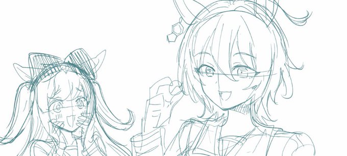 今描いてるやつ 