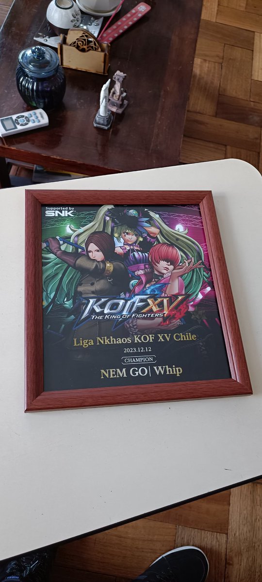 Whipkofito's tweet photo. Al fin conmigo!!
Gracias nuevamente x tanto amor team NKHAOS 🔥
Empezamos la semana de la mejor manera 🤟
Gracias tb a @SNKPofficial x tan lindo diseño personalizado 🫶
Pd: Se vendrá la Season #3? 🙌
#KOFXV 💜
#SNK 💙
#NEMESIS 🤎
#GAMERSONLINE 💛
#KAIRYU 🧡 https://t.co/PImYV3BfBC