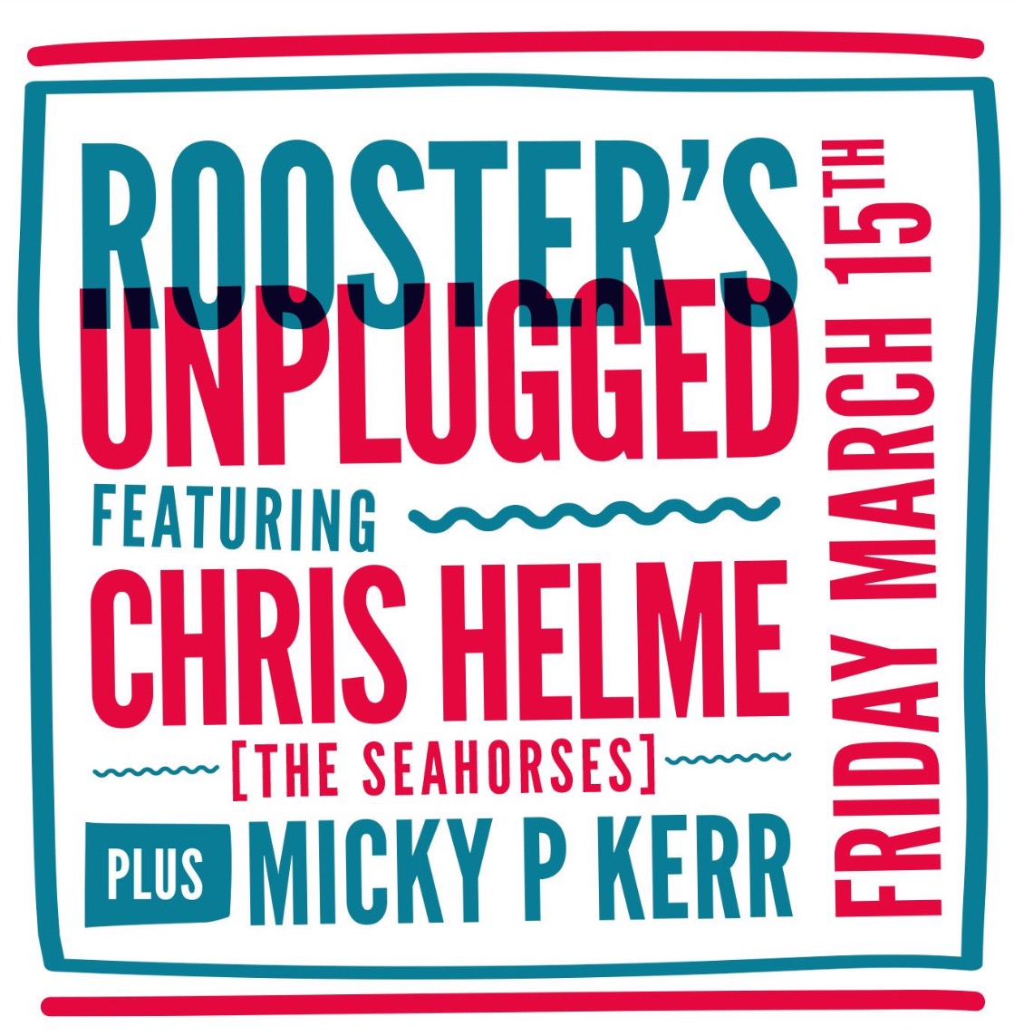 Rooster's Unplugged | with @ChrisHelme & @MickyPKerr Joining the line-up, we have @garystewartband! 🎶🎸 Gary Stewart is a Scottish singer/songwriter who has carved out a strong fan base in his adopted home of Yorkshire with songs about paranoia, love & resilience.