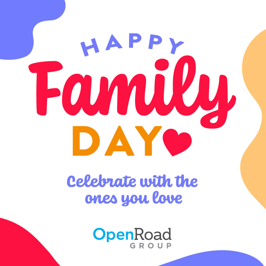 OpenRoadCA's tweet photo. Celebrate the joy of togetherness on this special Family Day!
#OpenRoadGroup #FamilyDay #UnlimitedPossibilitiesAhead https://t.co/t85o4IPigY