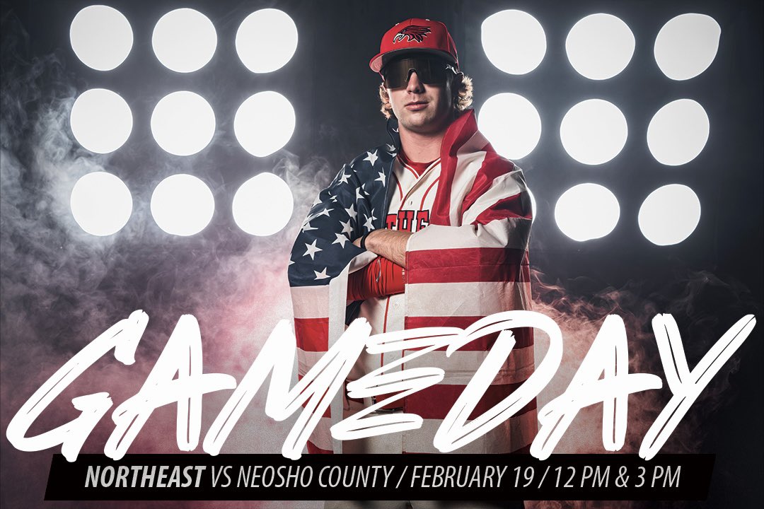 𝗣𝗨𝗧𝗧𝗜𝗡𝗚 𝗕𝗔𝗟𝗟𝗦 𝗜𝗡 𝗣𝗟𝗔𝗬 𝗢𝗡 𝗣𝗥𝗘𝗦𝗜𝗗𝗘𝗡𝗧𝗦 𝗗𝗔𝗬!

Games 7️⃣ &amp; 8️⃣
🆚: Neosho County Community College 
⌚️: 12 PM &amp; 3 PM
📍: Chanute, Kansas
📺📱🖥:  bit.ly/3IeZwRX

#GoHawks 🔴⚪️⚾️