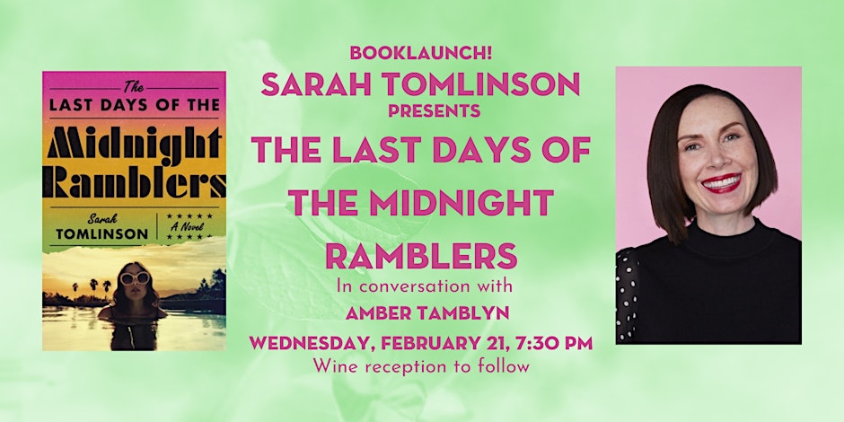 Brooklyn, NY! Join us for this free event at @GreenlightBklyn this Wednesday to celebrate the release of @DuchessOfRock's novel, 'The Last Days of the Midnight Ramblers.' RSVP here: eventbrite.com/e/book-launch-…