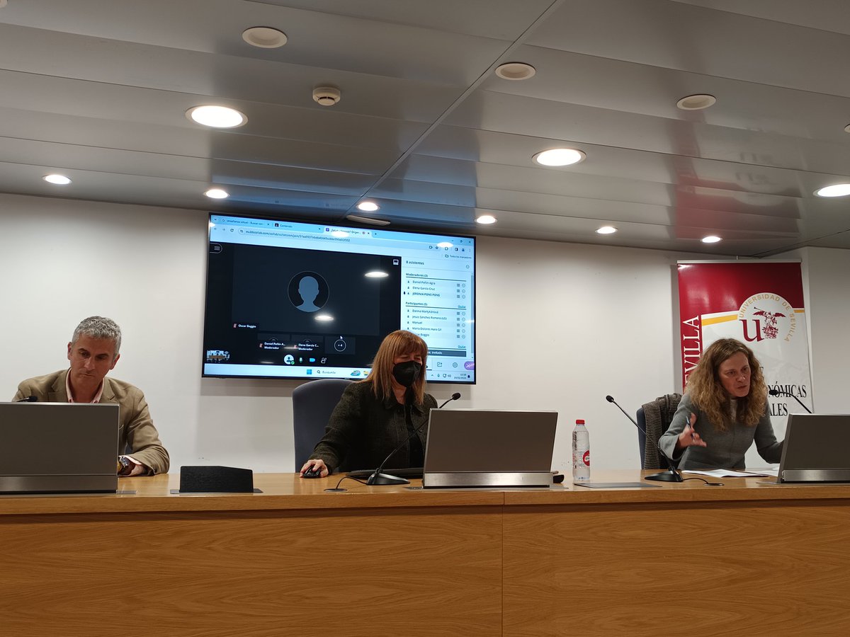 Empiezan las jornadas de investigación "Salud y negocio? Origen y evolución de los hospitales privados en España" en la <a href="/FceyeUs/">Facultad Económicas y Empresariales Univ. Sevilla</a>. Inauguran el encuentro <a href="/Morneta1/">Jerònia Pons</a> y Margarita Vilar. Podéis seguir las intervenciones en directo aquí 👇🏻 eu.bbcollab.com/collab/ui/sess…