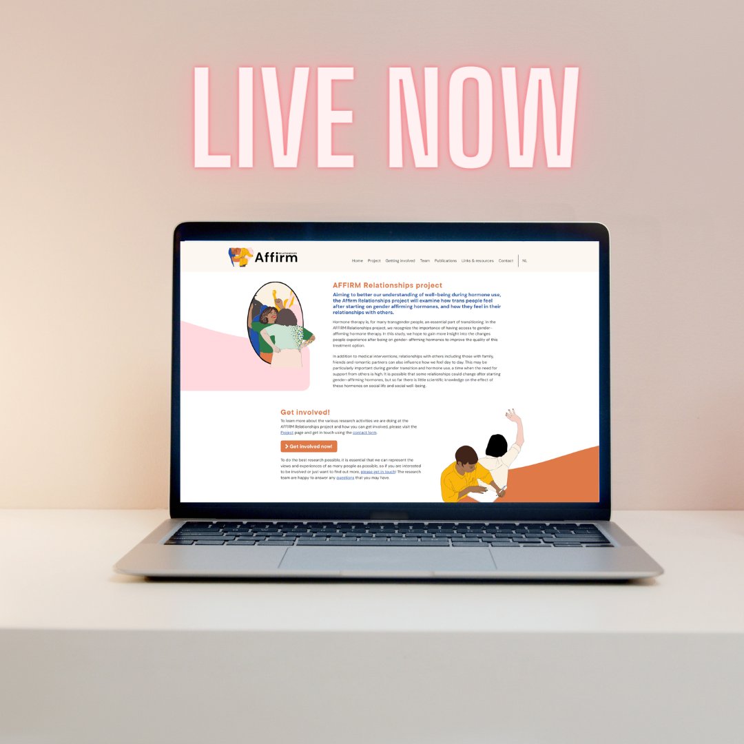 The Affirm Relationships website is now live🥳 Want to learn more about the project, or get in involved? Check it out at affirmrelationships.com