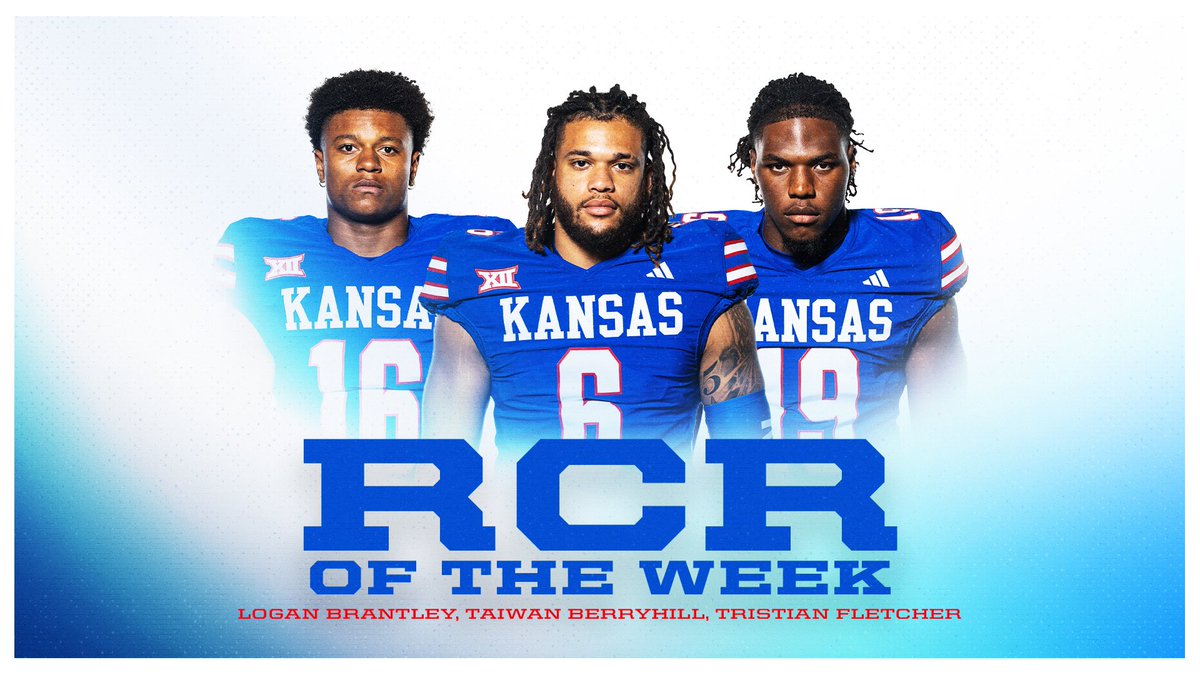 LBs working 💪

Rock Chalk Rack of the Week:
<a href="/LoganBrantley4/">Logan Brantley 🥷🏽</a> 
<a href="/35Berryhill/">Tai😮‍💨</a> 
<a href="/TristianDF/">Tristian Fletcher</a>