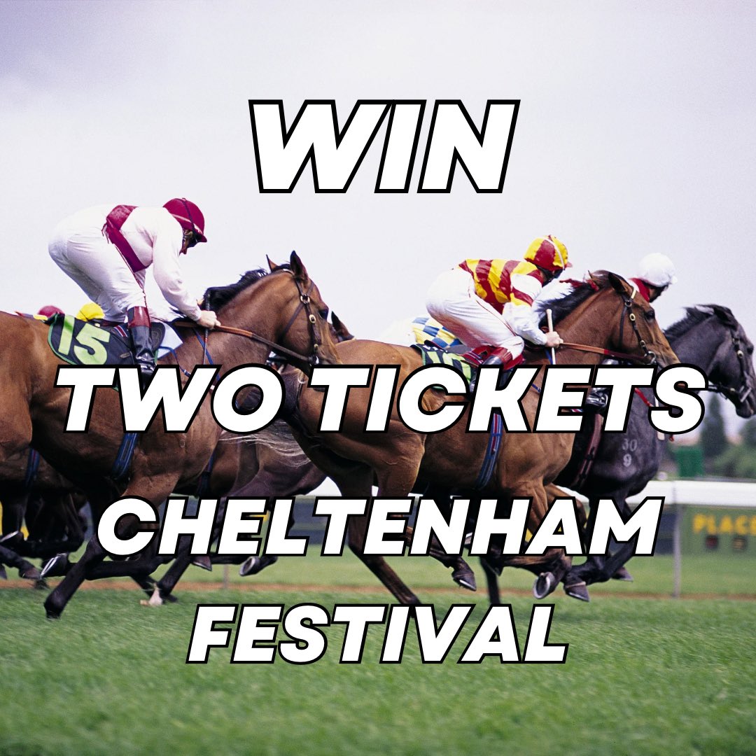 GIVEAWAY TIME!!💥 I am giving away two complimentary tickets (including parking) for the Cheltenham Festival Club Enclosure! Thursday the 14th March 🔥 To enter follow me, like and retweet! 🏇🏻 Winner will be announced on the 1st of March! Good luck 🍀 #cheltenhamfestival