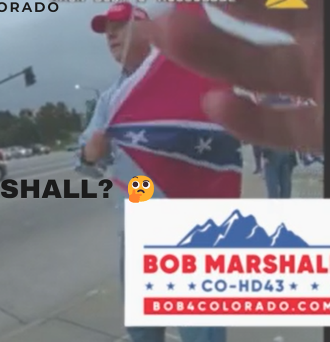 We reached out to Highlands Ranch Democrat Bob 'Confederate' Marshall @RepMarshallCO for comment. 

He did not immediately reply. 

#coleg #copolitics #9News #HeyNext #HD43 #HighlandsRanch