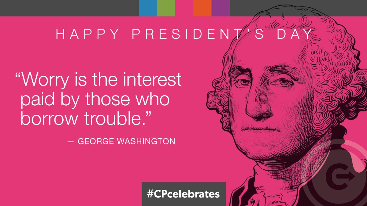 It's President's Day!

Did you know President's Day was originally established to honor George Washington's birthday but has since evolved to celebrate all U.S. presidents, past and present?

#CPCelebrates #PresidentsDay