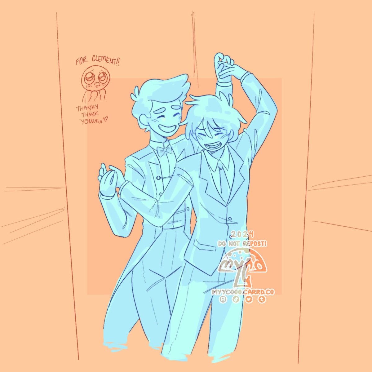 “HAPPY BIRTHDAYY <333 If possible, Marshall and Gary (human) dance in the elevator :)”

For clement!!! Alt tension comic ending????? They’re so cute I [explosion]
#adventuretime #gumlee #marshalllee #garyprince