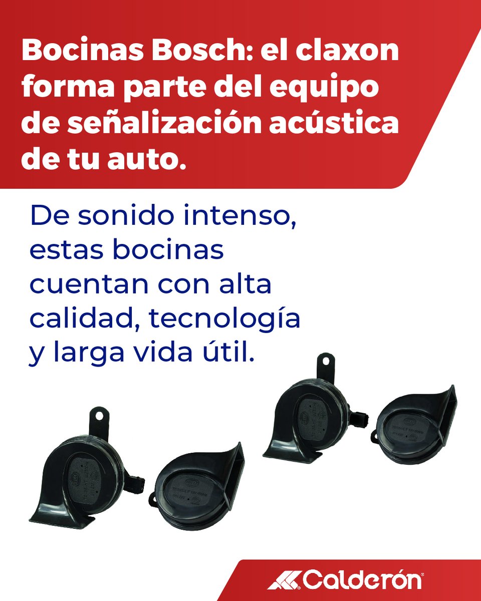 Claxon / Bocina Universal 12v P/toda Las Marcas Motos/carros