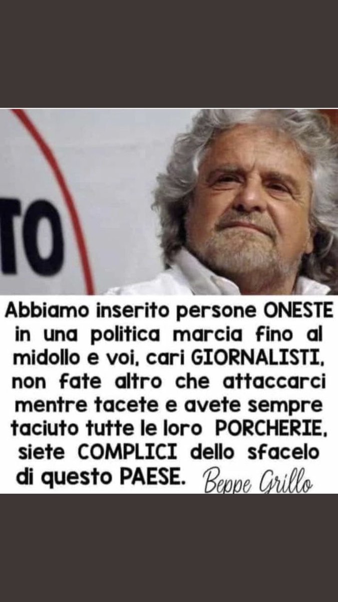 Ogni tanto è bene ricordarlo ai giornalisti italiani!