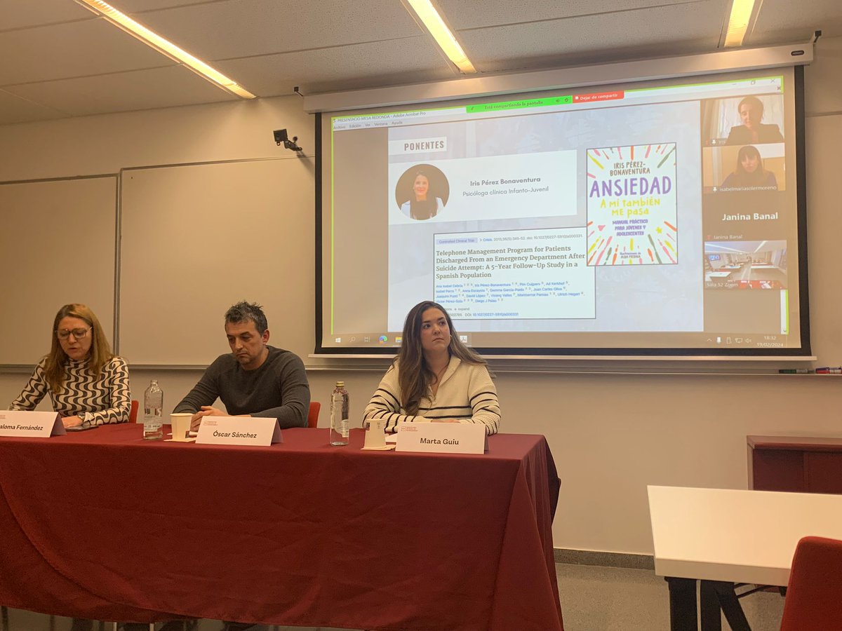 Iris Pérez Bonaventura 

📱"Desde la llegada del smartphone la salud mental ha caído en picada. Hay una pérdida de identidad en los jóvenes porque tienen que estar siempre pendiente de los demás y se pierden lo que pasa en su vida"