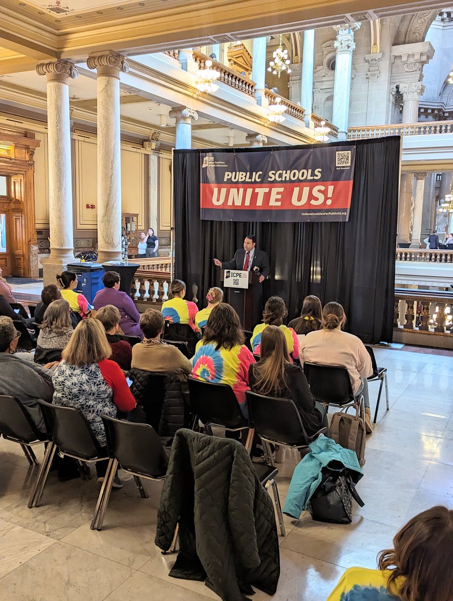 MADVoters is at the Statehouse today for the  ICPE Statehouse Day of Action: Unite for Our Public Schools! Thank you @JoelHandAtty for always showing up for Public Education.