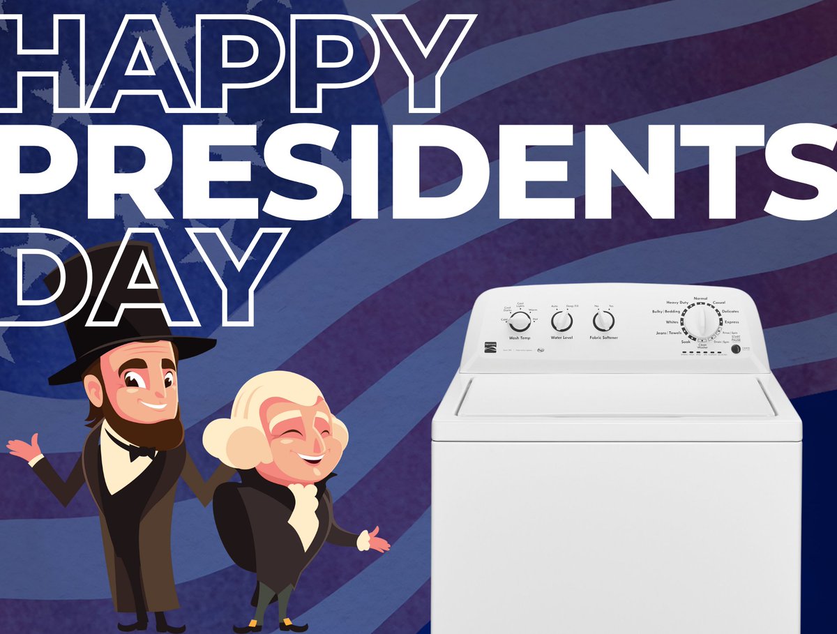 Shop #Kenmore #PresidentsDaySale now at <a href="/Lowes/">Lowe's</a>. 

rb.gy/9ut9nn