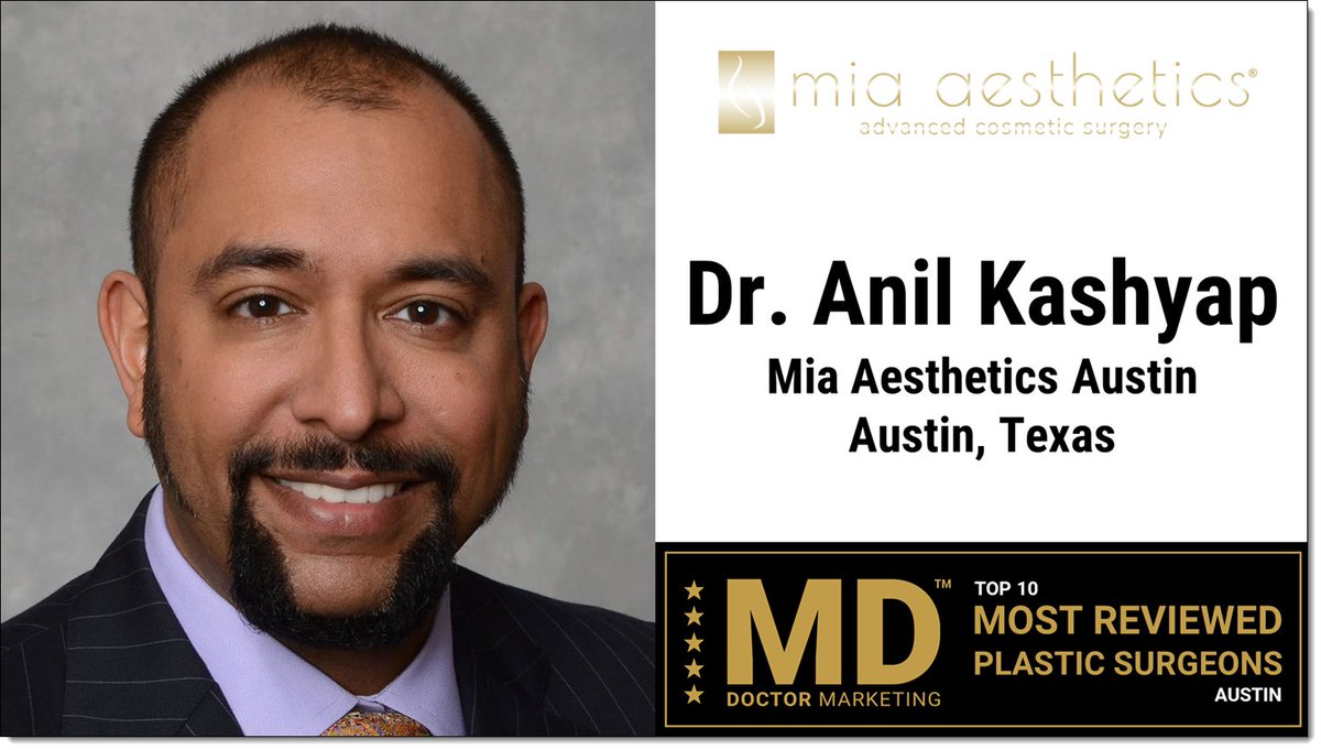 Top 10: Dr. Anil Kashyap of Mia Aesthetics in Austin, Texas

doctormarketingmd.com/top10/dr-anil-…

@mia_aesthetics 

#DrAnilKashyap #DrKashyap #Austin #Texas

#PlasticSurgeon #PlasticSurgery #CosmeticSurgery #DoctorMarketingMD