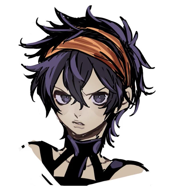 とりあえず今日のリクで描いたアナスイとナランチャです 