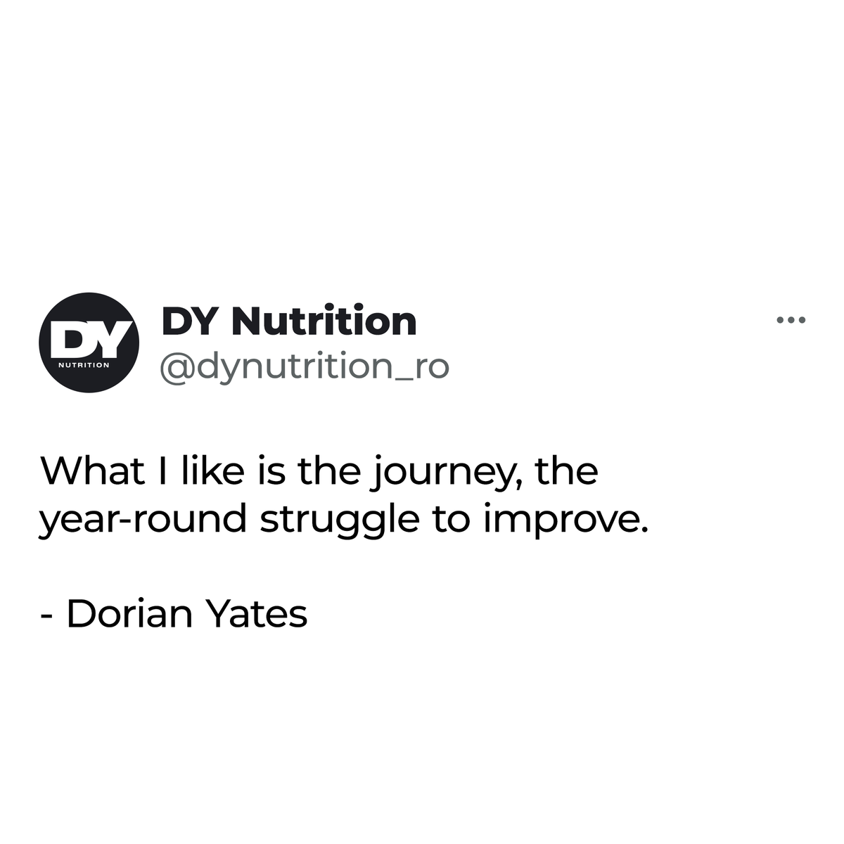 DY Nutrition tweet media