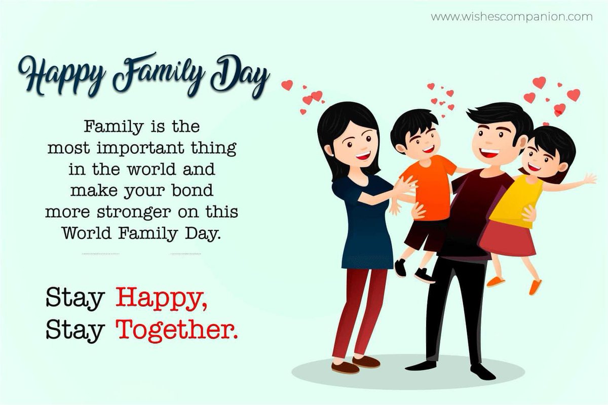 #HappyFamilyDay