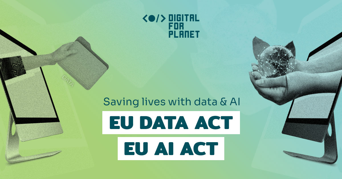 The EU is making strides with the #EUDataAct and #EUAIAct, enhancing data-driven innovation to tackle environmental challenges. 👉 Read all about how these regulations are revolutionizing digital sustainability by design: lnkd.in/di7EMV9J