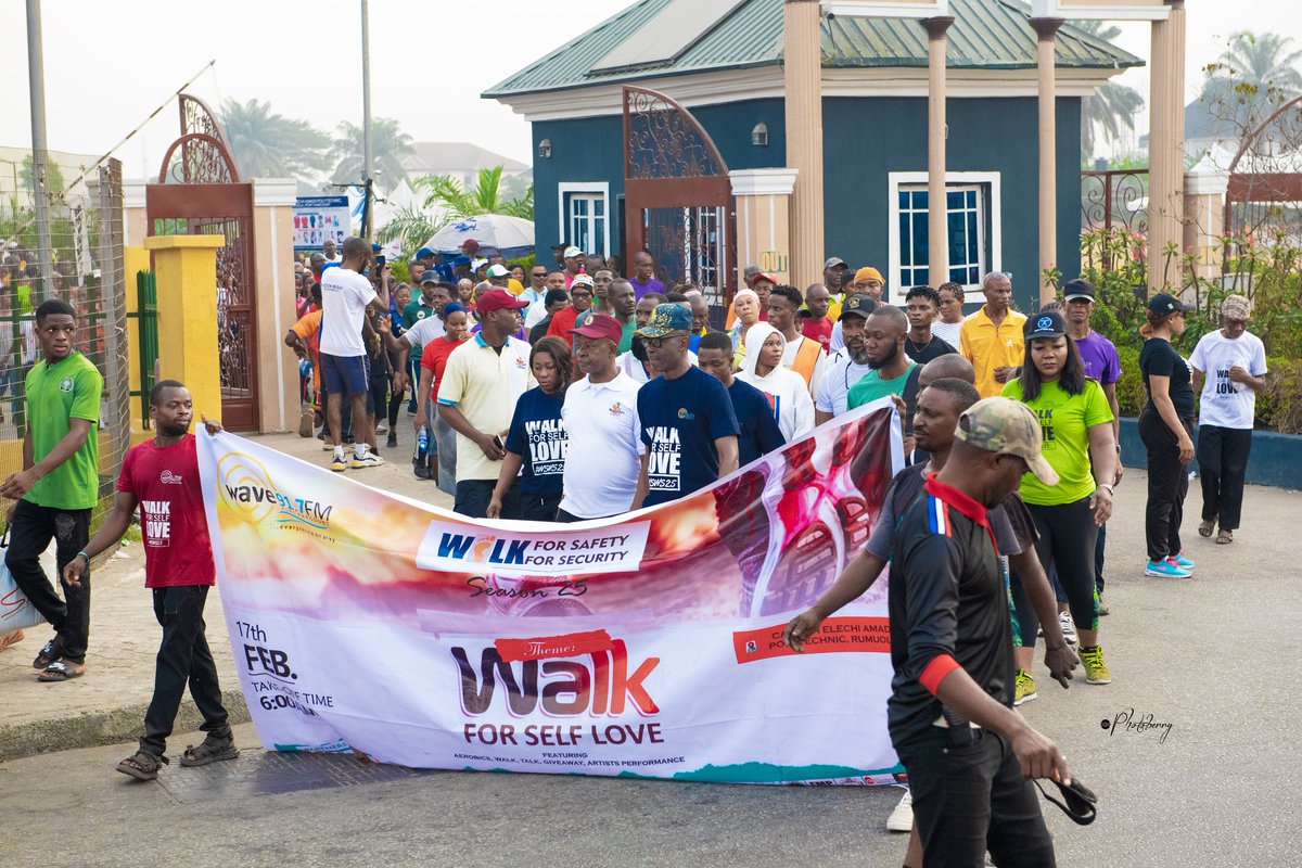 917wavefm's tweet photo. Thank you Port Harcourt for the show of love on Saturday.
Walk for Safety, Walk for security season 25 was a success.
See you in the next edition..
#Wsws #Wsws25 #Fitness #Portharcourt https://t.co/RzBU9wQilj